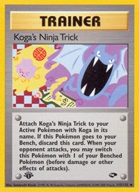 Koga's Ninja Trick (115/132) [Gym Challenge]
