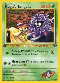 Koga's Tangela (081/132) [Gym Challenge]