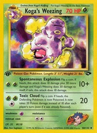 Koga's Weezing (050/132) [Gym Challenge (Unlimited)]