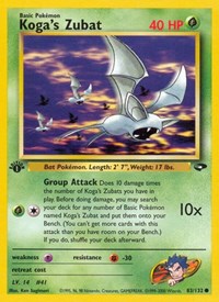 Koga's Zubat (083/132) [Gym Challenge (Unlimited)]