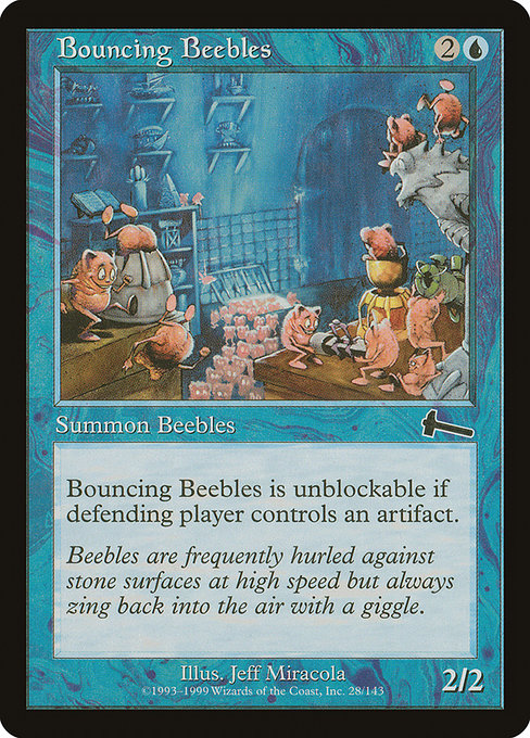 Bouncing Beebles (28) [Urza's Legacy]