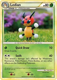Ledian (25/123) [HeartGold SoulSilver]