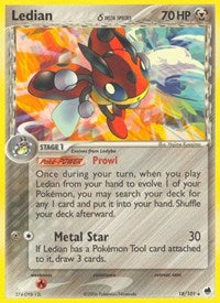 Ledian (Delta Species) (18/101) [Dragon Frontiers]