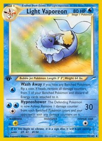 Light Vaporeon (052/105) [Neo Destiny (Unlimited)]