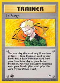 Lt. Surge (101) (101/132) [Gym Heroes (Unlimited)]