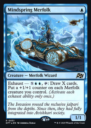 Mindspring Merfolk (51s) [Aetherdrift Promos]