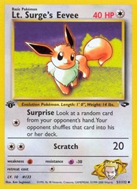 Lt. Surge's Eevee (051/132) [Gym Challenge]