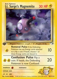Lt. Surge's Magnemite (50) (050/132) [Gym Heroes (Unlimited)]