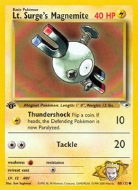 Lt. Surge's Magnemite (80) (080/132) [Gym Heroes]