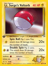 Lt. Surge's Voltorb (084/132) [Gym Heroes (Unlimited)]