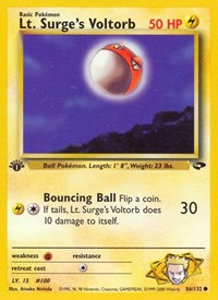 Lt. Surge's Voltorb (086/132) [Gym Challenge (Unlimited)]