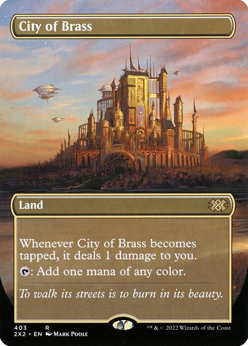 City of Brass (403) [Double Masters 2022] [Borderless]