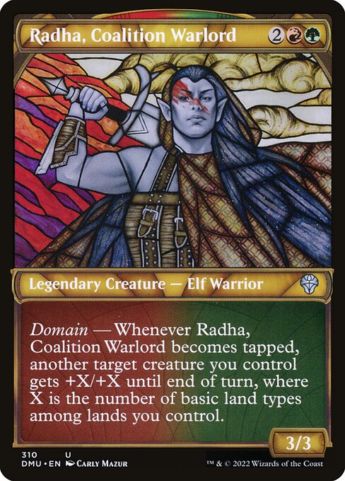 Radha, Coalition Warlord (310) [Dominaria United] [Showcase]