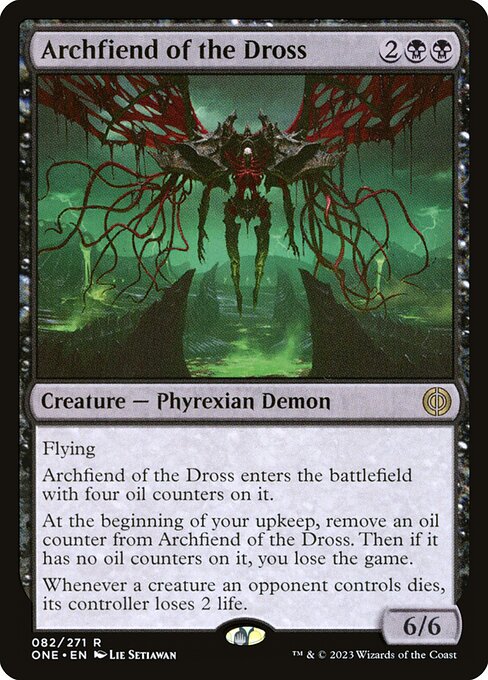 Archfiend of the Dross (82) [Phyrexia: All Will Be One]