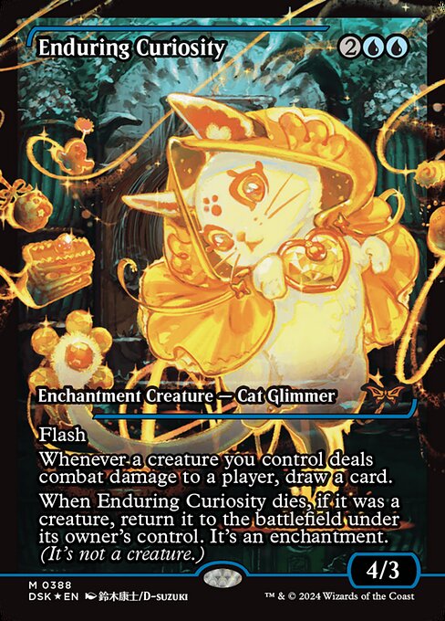Enduring Curiosity (388) [Duskmourn: House of Horror]