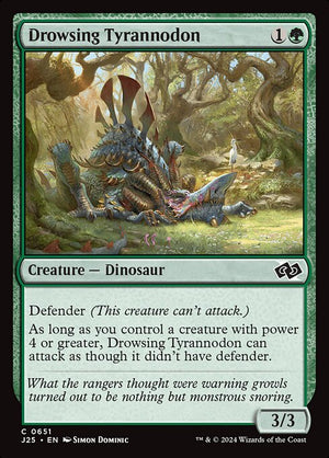 Drowsing Tyrannodon (651) [Foundations Jumpstart]