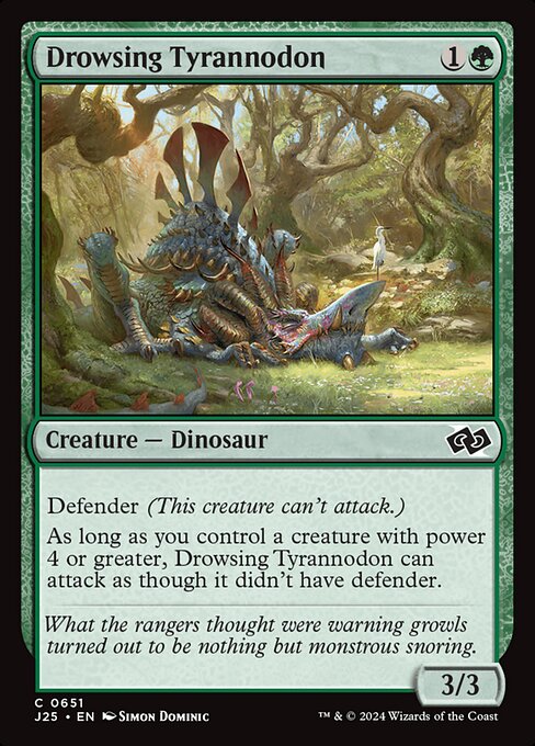 Drowsing Tyrannodon (651) [Foundations Jumpstart]