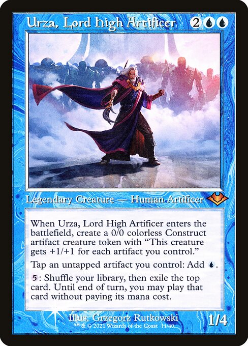 Urza, Lord High Artificer (11) [Modern Horizons 1 Timeshifts]