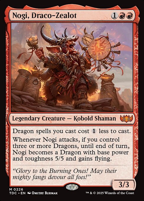 Nogi, Draco-Zealot (226) [Tarkir: Dragonstorm Commander]