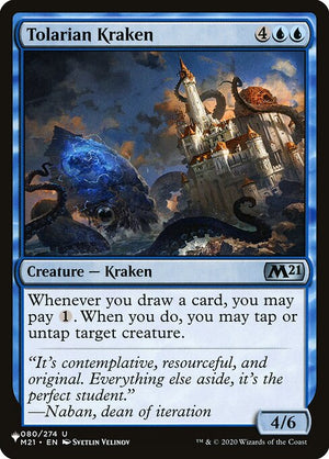Tolarian Kraken (M21-80) [The List]