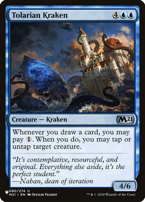 Tolarian Kraken (M21-80) [The List]