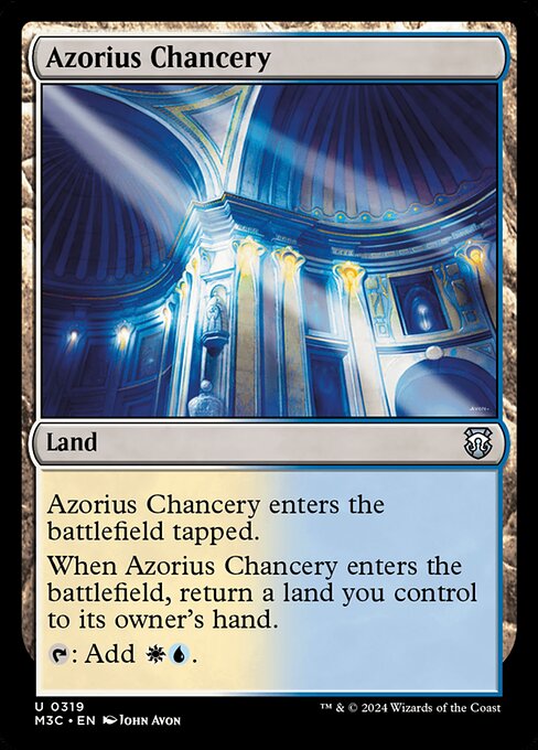 Azorius Chancery (319) [Modern Horizons 3 Commander]