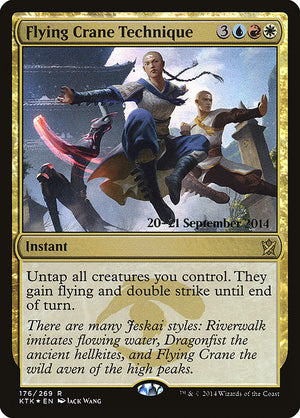 Flying Crane Technique (176s) [Khans of Tarkir Promos]