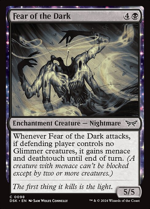 Fear of the Dark (98) [Duskmourn: House of Horror]