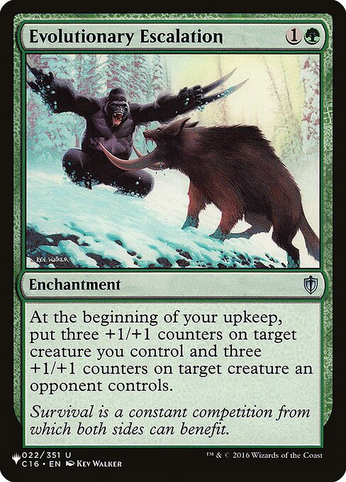 Evolutionary Escalation (C16-22) [The List]