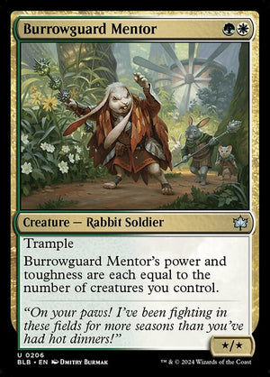 Burrowguard Mentor (206) [Bloomburrow]