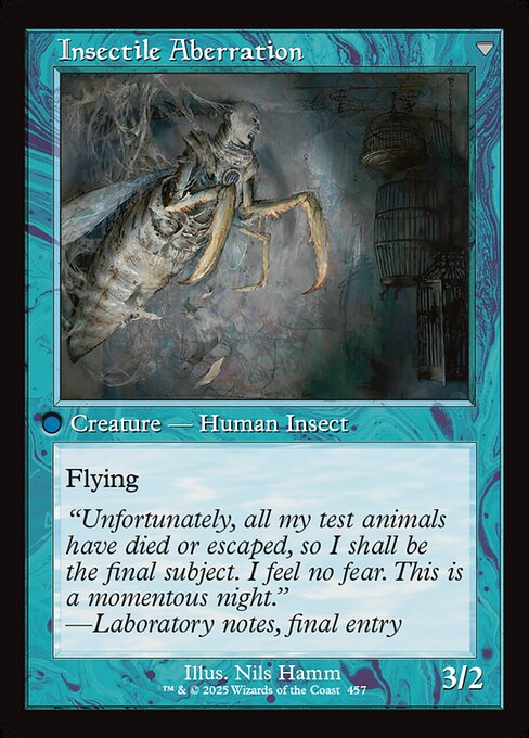 Delver of Secrets // Insectile Aberration (457) [Innistrad Remastered] Reverse