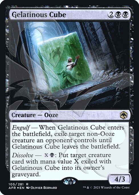 Gelatinous Cube (105a) [Adventures in the Forgotten Realms Promos]