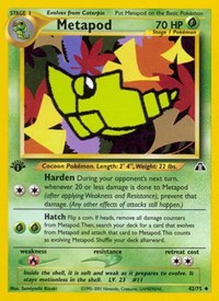 Metapod (42/75) [Neo Discovery (Unlimited)]