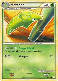 Metapod (46/123) [HeartGold SoulSilver]