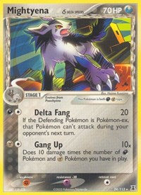 Mightyena (Delta Species) (24/113) [Delta Species]