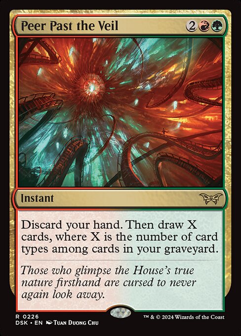 Peer Past the Veil (226) [Duskmourn: House of Horror]