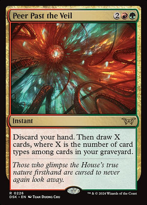 Peer Past the Veil (226) [Duskmourn: House of Horror]