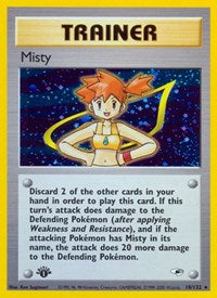 Misty (18) (018/132) [Gym Heroes (Unlimited)]
