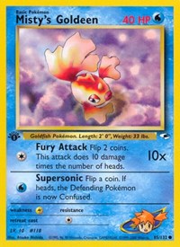 Misty's Goldeen (85) (085/132) [Gym Heroes]