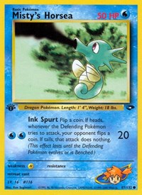 Misty's Horsea (087/132) [Gym Challenge]