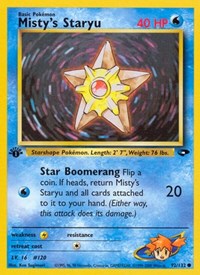 Misty's Staryu (092/132) [Gym Challenge]