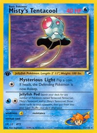 Misty's Tentacool (32) (032/132) [Gym Heroes (Unlimited)]