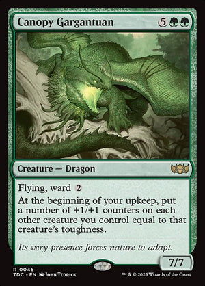 Canopy Gargantuan (45) [Tarkir: Dragonstorm Commander]