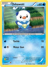 Oshawott (27) (27/114) [Black and White]