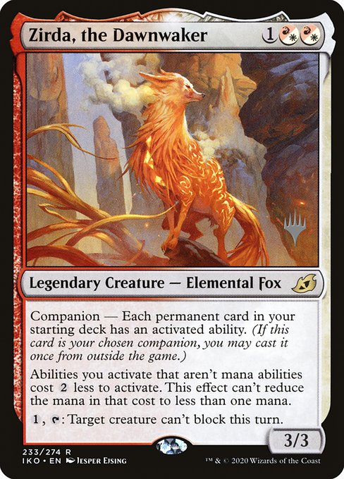 Zirda, the Dawnwaker (233p) [Ikoria: Lair of Behemoths Promos]