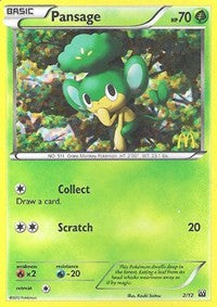 Pansage - 2/12 (002/012) [McDonalds Promos 2012]