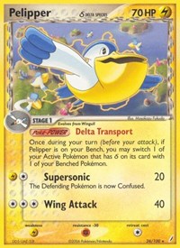 Pelipper (Delta Species) (26/100) [Crystal Guardians]