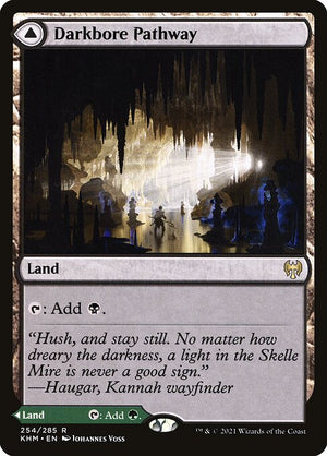 Darkbore Pathway // Slitherbore Pathway (254) [Kaldheim]