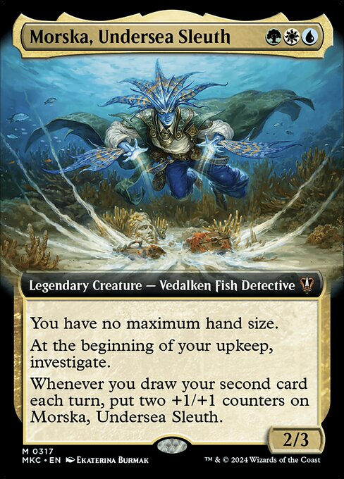 Morska, Undersea Sleuth (317) [Murders at Karlov Manor Commander] [Extended Art]