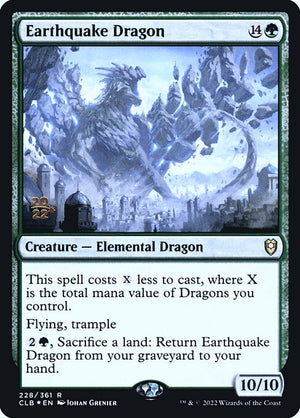Earthquake Dragon (228s) [Battle for Baldur's Gate Promos]